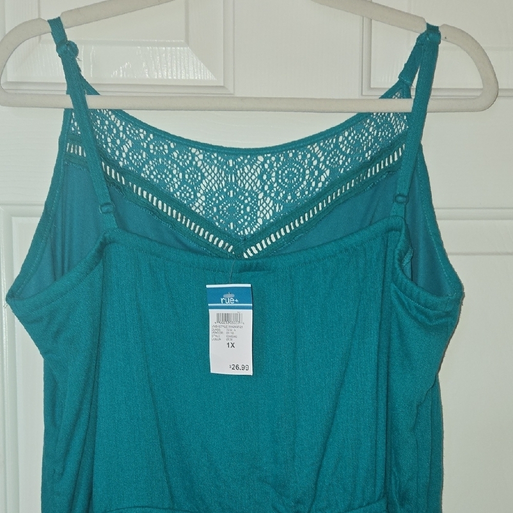 NWT RUE+ XL Adj Strap Maxi Slip Dress Sleek Sexy Versatile Summer Staple Comfort - Picture 8 of 11